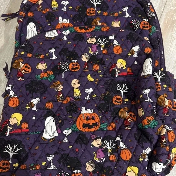 2025 Release NWT Vera Bradley x Peanuts Halloween Backpack Peanuts Halloween Vera Bradley Outlet Collection — EXTRA  main image 4